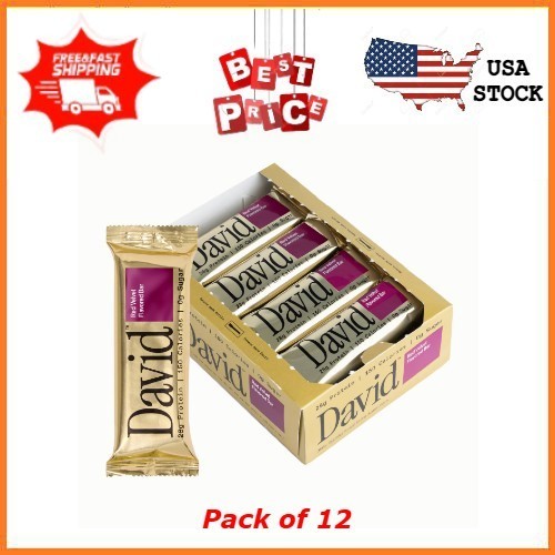 David High Protein Bars Red Velvet 28g Protein 150 Cal - Pack of 12 - New Sealed David High Protein Bars Red Velvet 28g Protein 150 Cal - Pack of 12 - New Sealed
