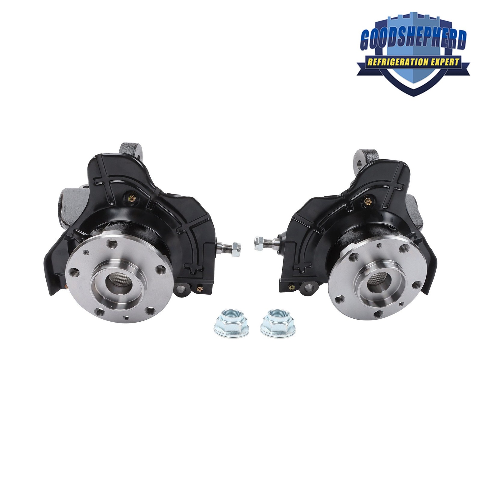 For 2014-2020 Ram ProMaster 2Pcs Front LH & RH Steering Knuckle & Hub Bearing