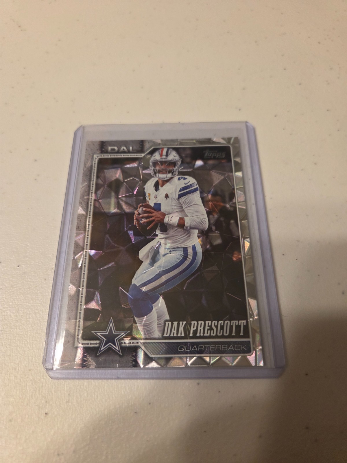 2026 Topps Flagship Football Dak Prescott #53 Diamante Foil Dallas Cowboys 2026 Topps Flagship Football Dak Prescott #53 Diamante Foil Dallas Cowboys