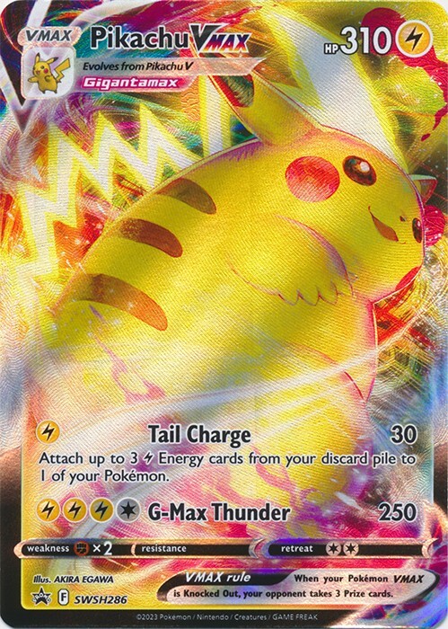 Pikachu VMAX SWSH286  Sword & Shield Promo Pokemon TCG