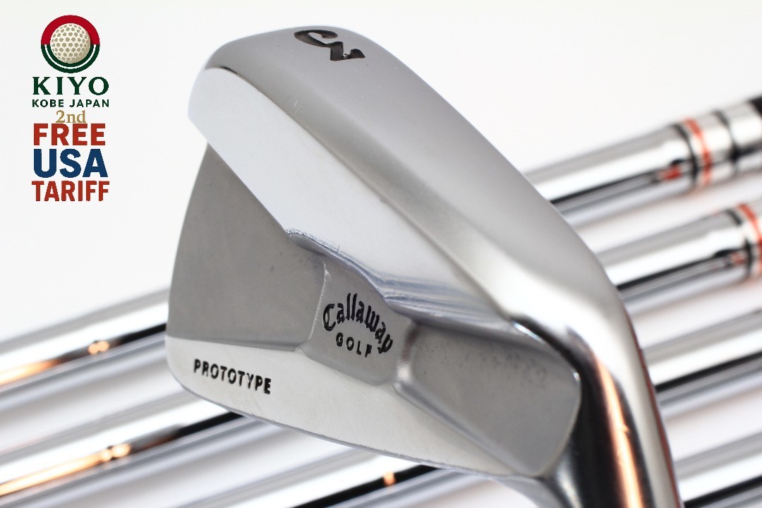 8Pcs Callaway X PROTOTYPE Iron set 3-4-5-6-7-8-9-PW Memphis 10 Uniflex RH Irons
