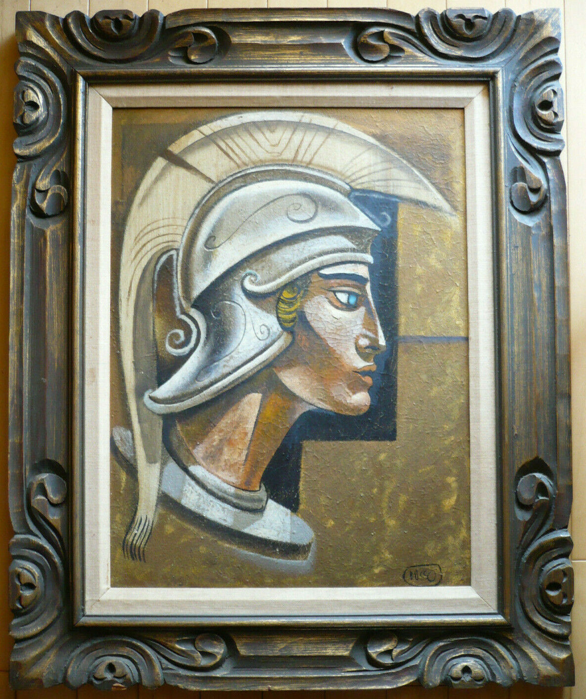 Leon Dusseau DUSSO, LISTED CALIFORNIA CALIF CA MODERN MODERNISM OIL MODERNISM
