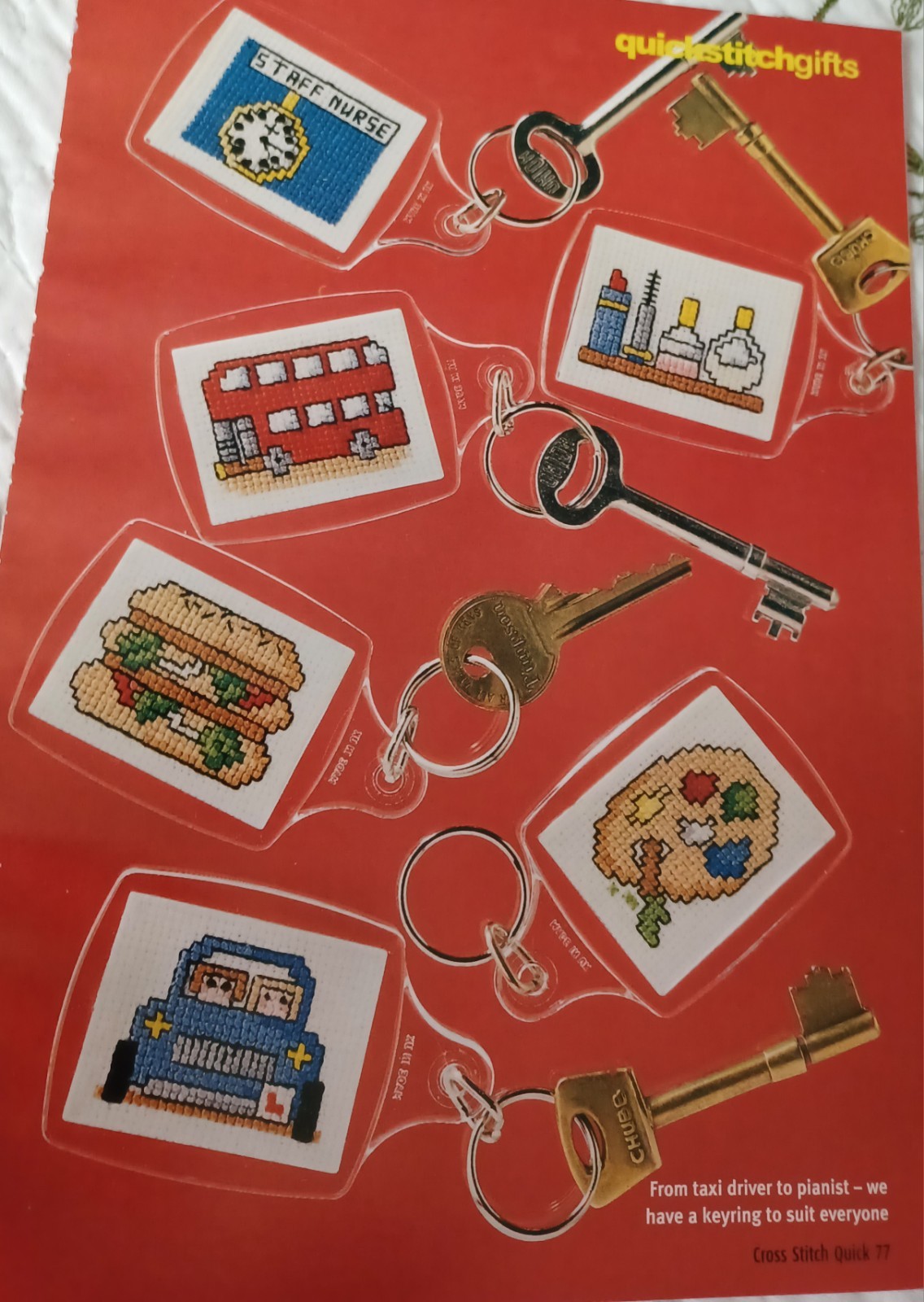 30 Motifs Quick Fun CROSS STITCH PATTERNS. Carefully removed from a magazine. 30 Motifs Quick Fun CROSS STITCH PATTERNS. Carefully removed from a magazine.