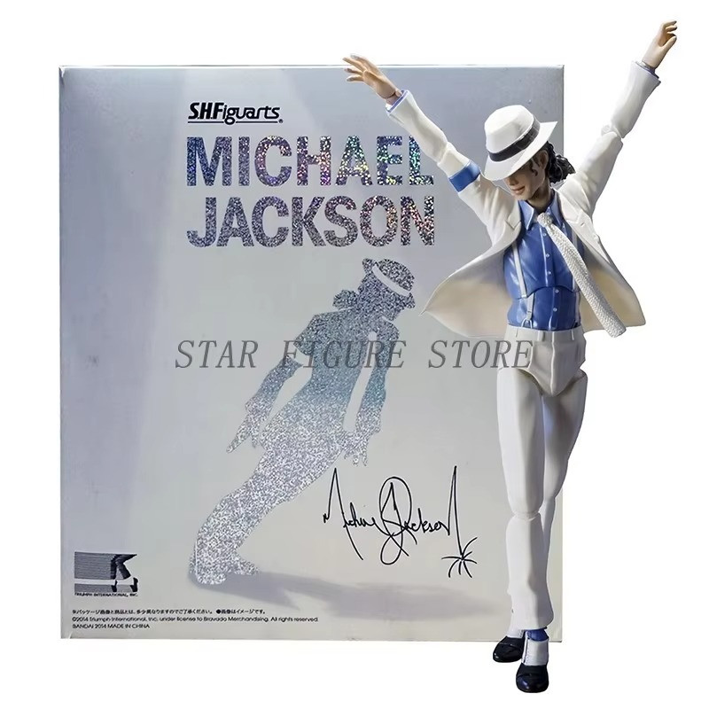.-Figma-. Shf With Box 14cm PVC Michael Jackson Movable Figurine Model Toy