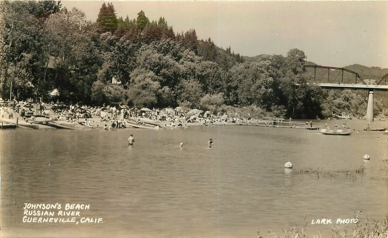 California Guerneville Johnsons Beach Russian RPPC Photo Postcard 22-5408 California Guerneville Johnsons Beach Russian RPPC Photo Postcard 22-5408