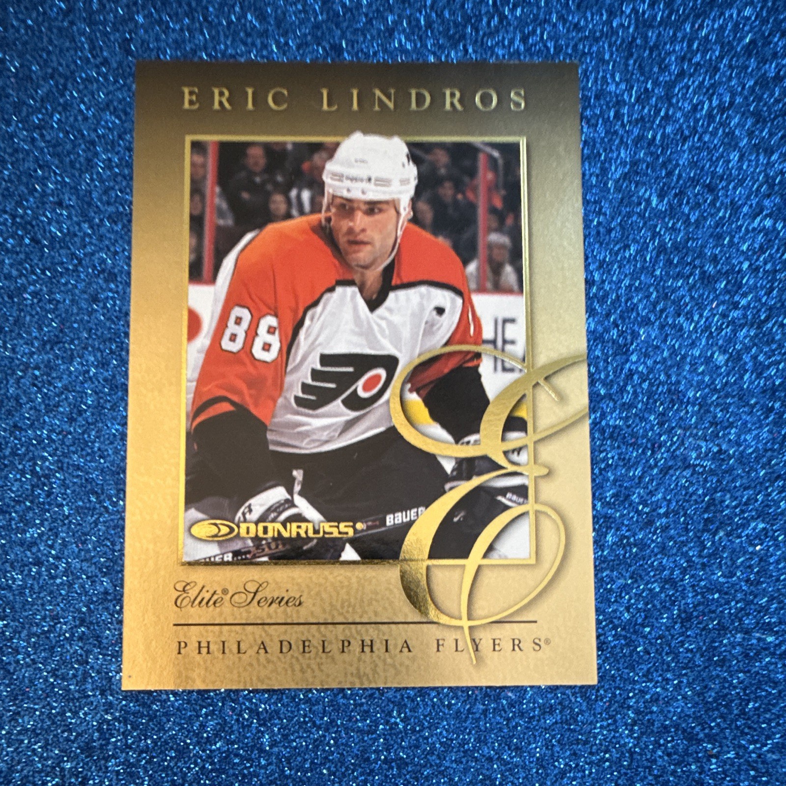Donruss 1997-98 Elite Series Insert Eric Lindros #3 Philadelphia Flyers /2500 Donruss 1997-98 Elite Series Insert Eric Lindros #3 Philadelphia Flyers /2500