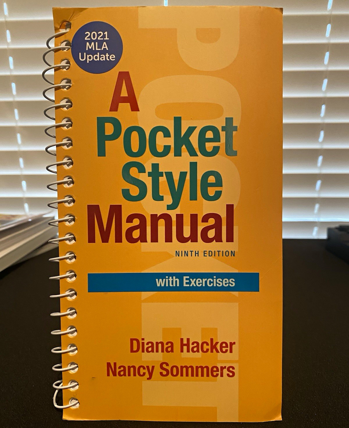 Bedford/St. Martin\'s A Pocket Style Manual w/ Exercises 9th 2021 MLA Spiral Bedford/St. Martin\'s A Pocket Style Manual w/ Exercises 9th 2021 MLA Spiral