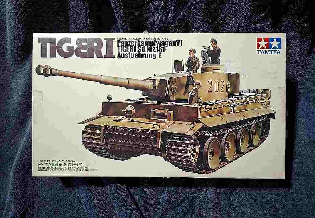 Tiger I Sd.Kfz.181 Panzerkapfwagen E Tamiya No.56 (35056) New-Complete in Box Tiger I Sd.Kfz.181 Panzerkapfwagen E Tamiya No.56 (35056) New-Complete in Box