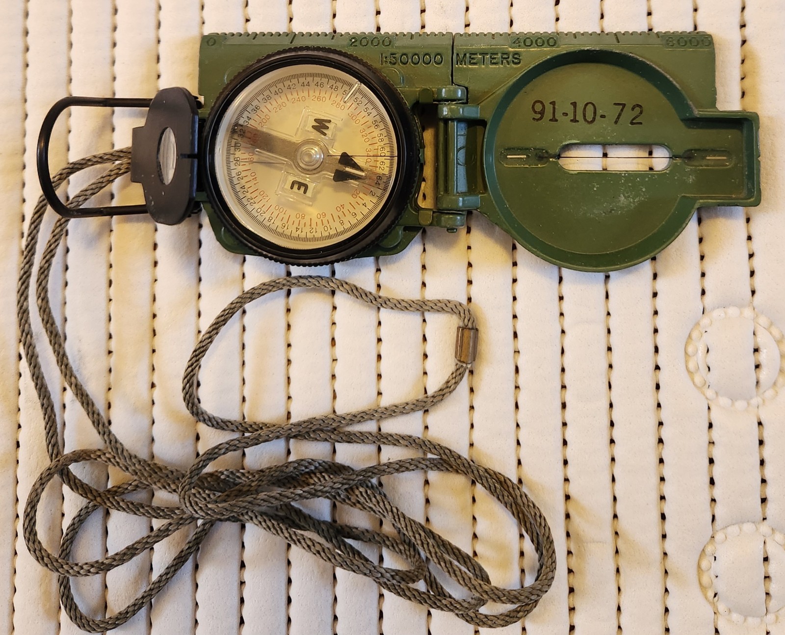 Cammenga Official US Military Lensatic Compass Waterproof Accurate 3H FREE NIB