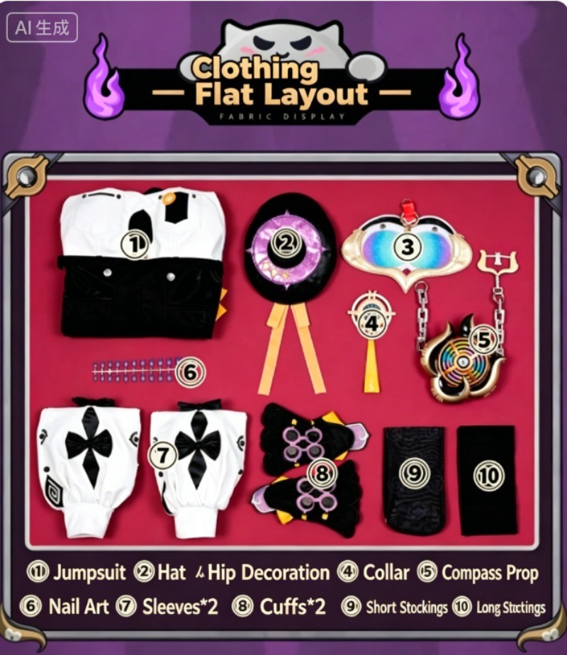 Zenless Zone Zero Idaheri Octopus Girl Cosplay Costume Outfits Halloween Tail