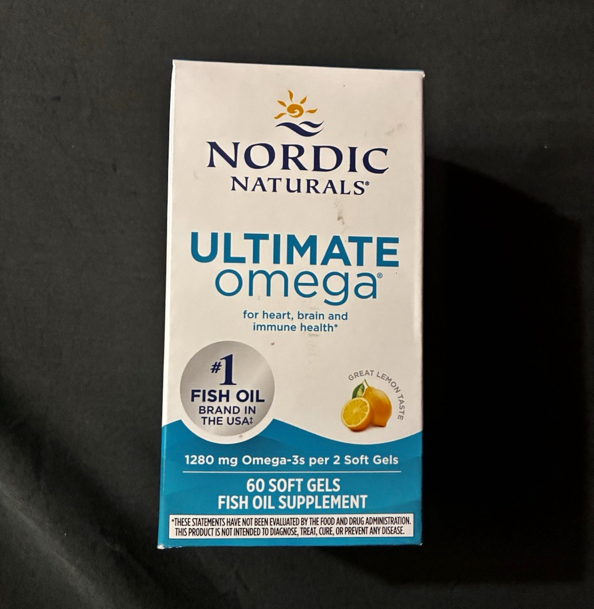 Nordic Naturals Ultimate Omega Fish Oil 1280mg Omega-3 Lemon 60 Softgels Nordic Naturals Ultimate Omega Fish Oil 1280mg Omega-3 Lemon 60 Softgels