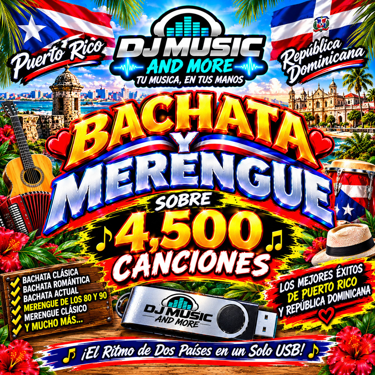 MUSICA DE BACHATAS Y MERENGUES CLASICOS PARA DJ\'s Y FIESTAS 32GB DE MEMORIA MUSICA DE BACHATAS Y MERENGUES CLASICOS PARA DJ\'s Y FIESTAS 32GB DE MEMORIA