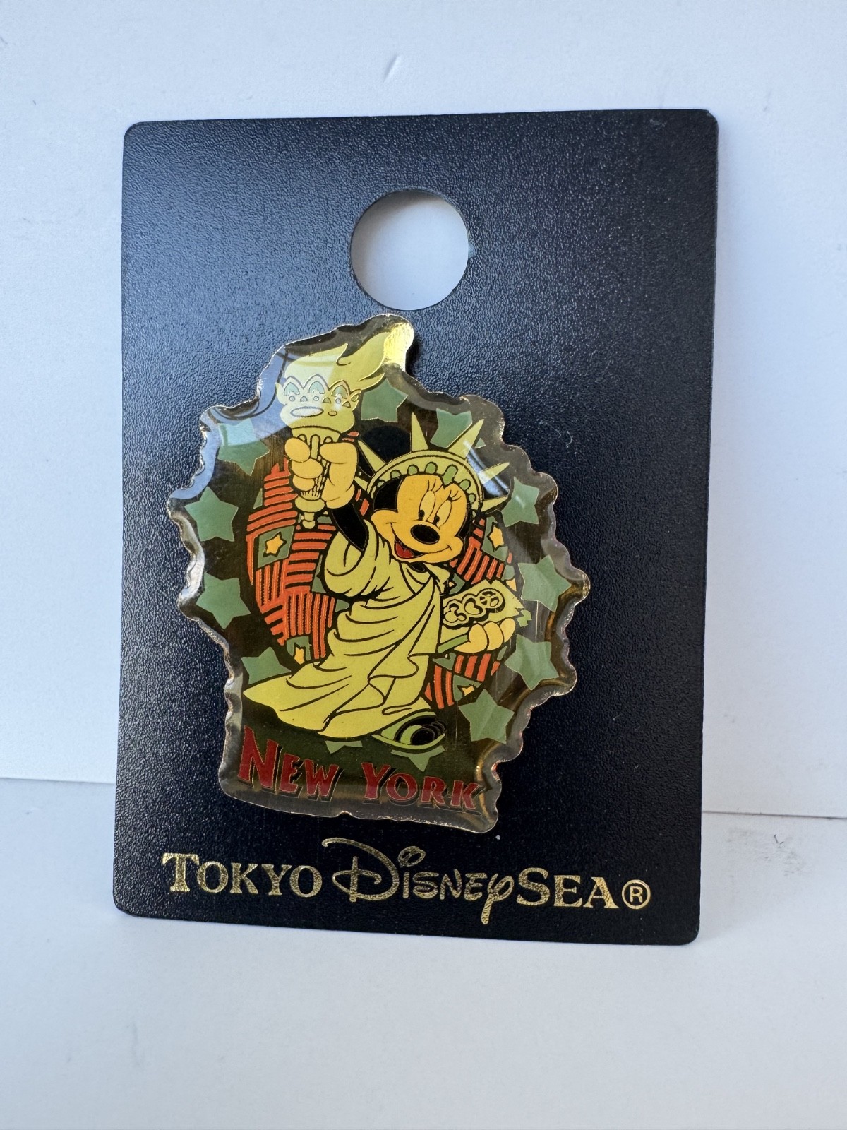 TDS Tokyo Disney Sea New York Statue of Liberty Minnie Mouse Pin = TDS Tokyo Disney Sea New York Statue of Liberty Minnie Mouse Pin =