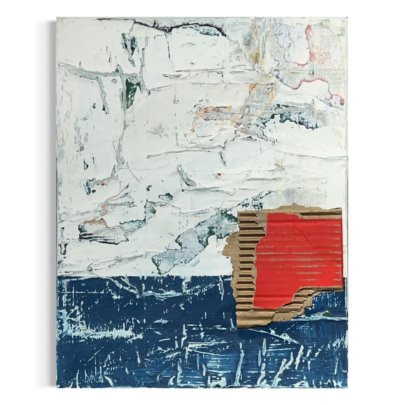 Original Mixed Media Modern Art Collage Painting 11x14 \ Original Mixed Media Modern Art Collage Painting 11x14 \