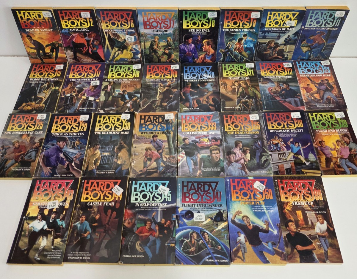 Partial Series Set HARDY BOYS CASEFILES Franklin W. Dixon Lot 30