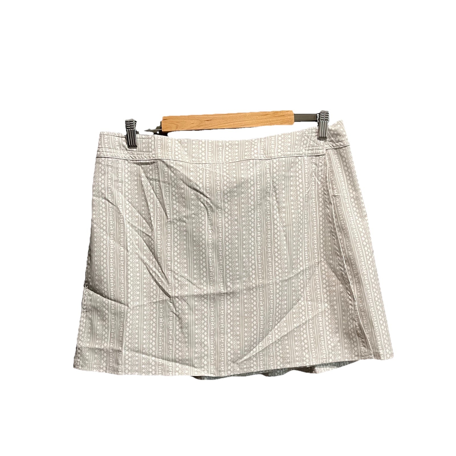 Ripskirt Hawaii Islander Grey Geometric Women\'s Activewear Wrap Skirt Size Large