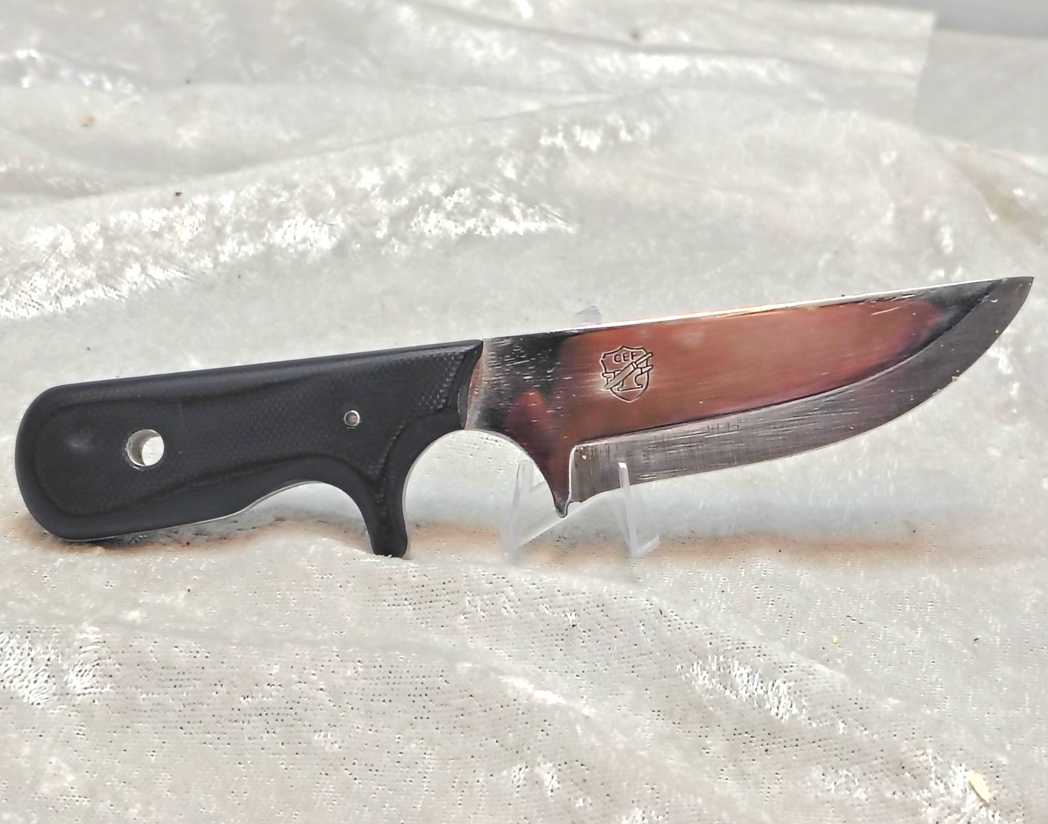 Custom Hand-Forged 80CrV2 Hunter / Skinner Knife – Cutting Edge Forge