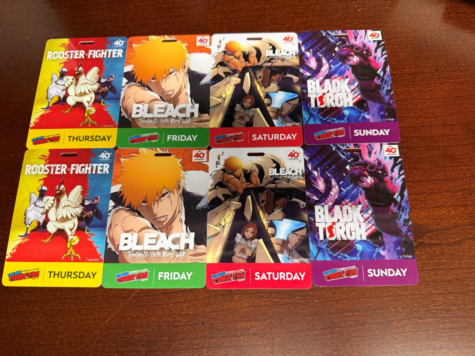 NYCC 2026 New York Comic Con -- Set of four one-day passes for complete weekend NYCC 2026 New York Comic Con -- Set of four one-day passes for complete weekend