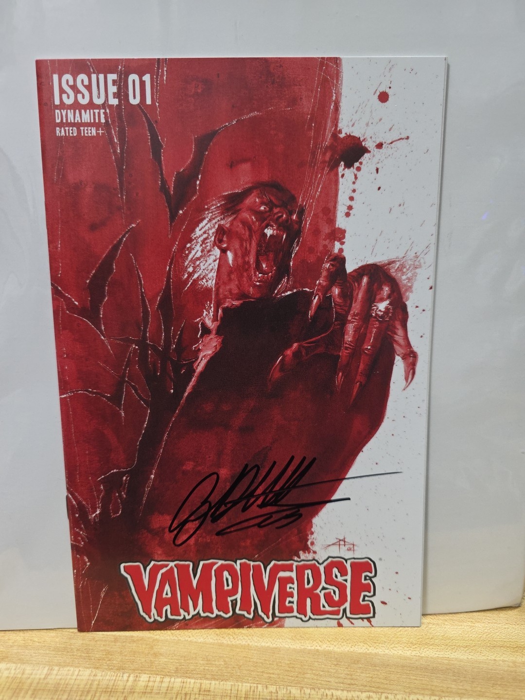 VAMPIVERSE #1 TRADE Dress. SIGNED BY  DELL'OTTO. DOUBLE COA. 58/66. NM. FREE SH