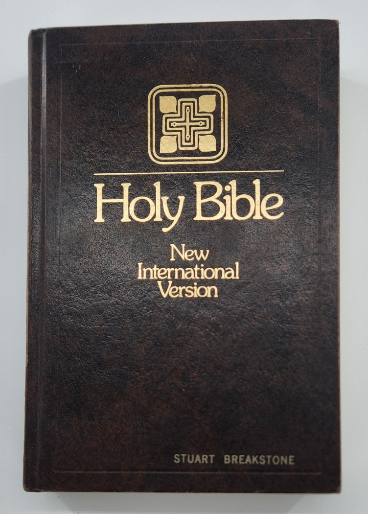 Zondervan NIV HOLY BIBLE Stuart Breakstone 1978