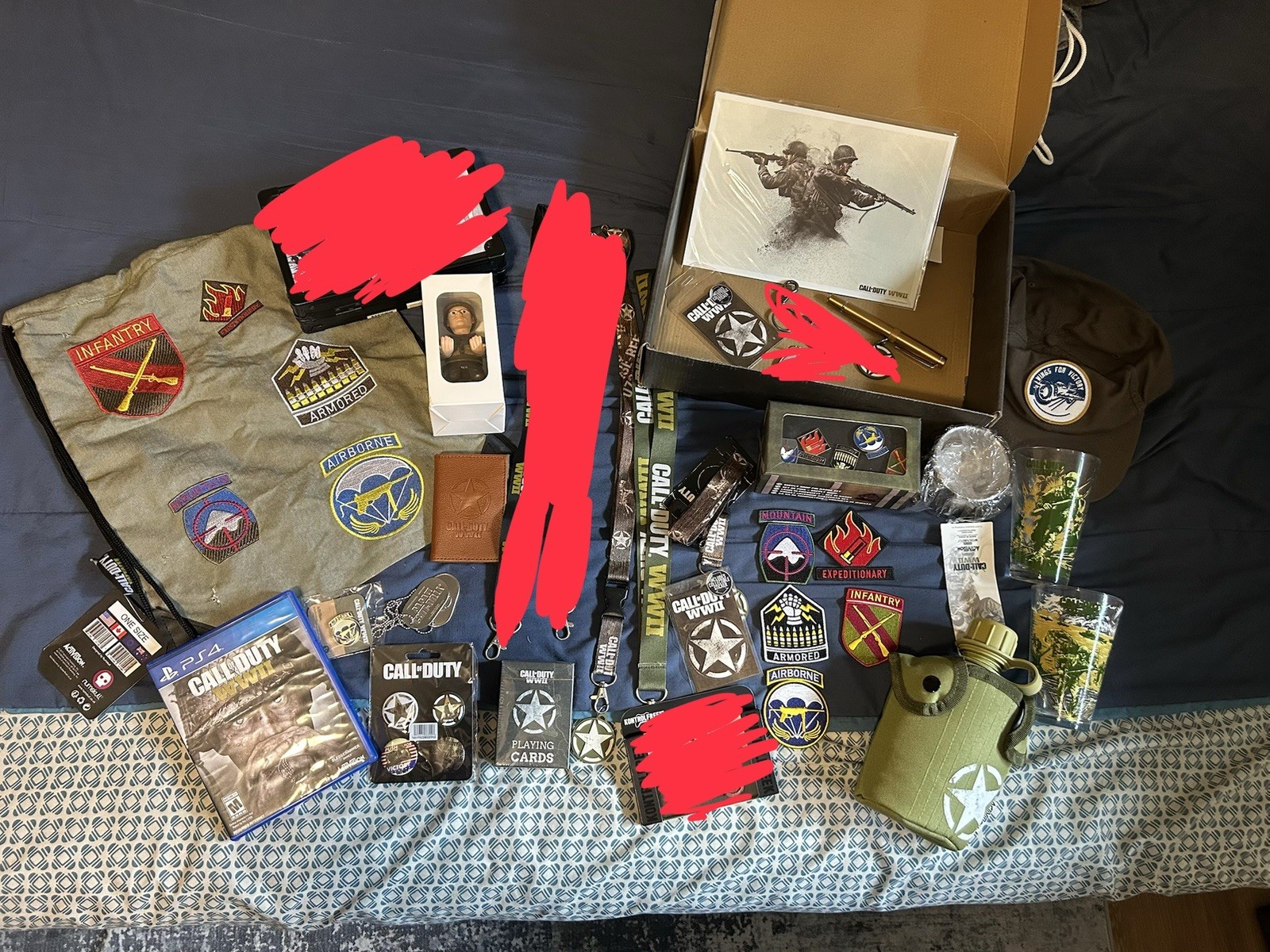 Call of Duty WW2 Merchandise Lot Call of Duty WW2 Merchandise Lot