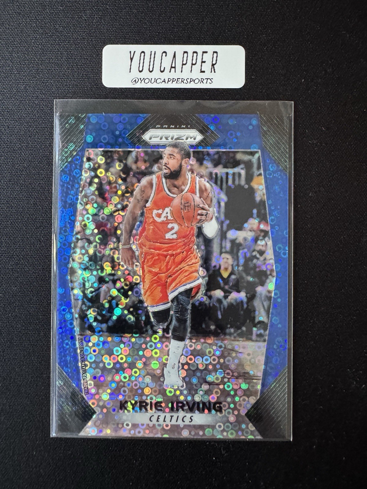 2017-18 Panini Prizm - Kyrie Irving #192 Blue Fast Break Prizm /175 2017-18 Panini Prizm - Kyrie Irving #192 Blue Fast Break Prizm /175