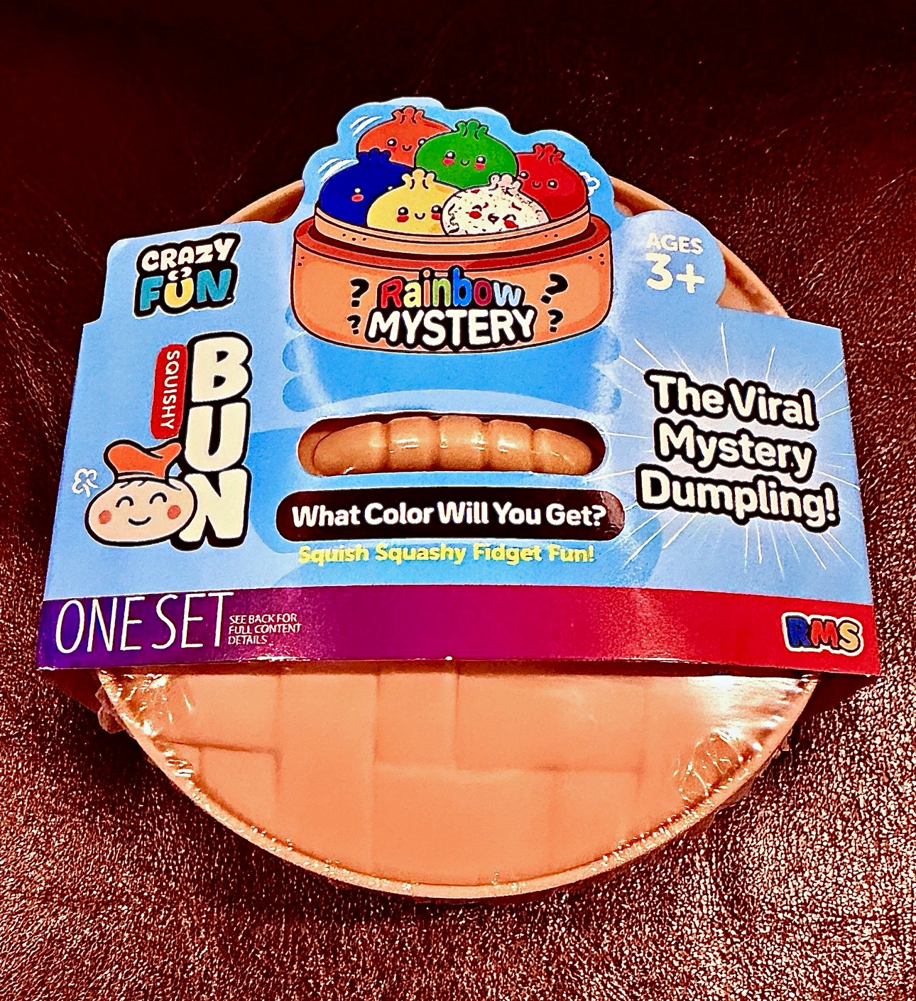 VIRAL Rainbow Mystery Dumpling Squishy Crazy Fun RMS Bao Bun *NEW SEALED*
