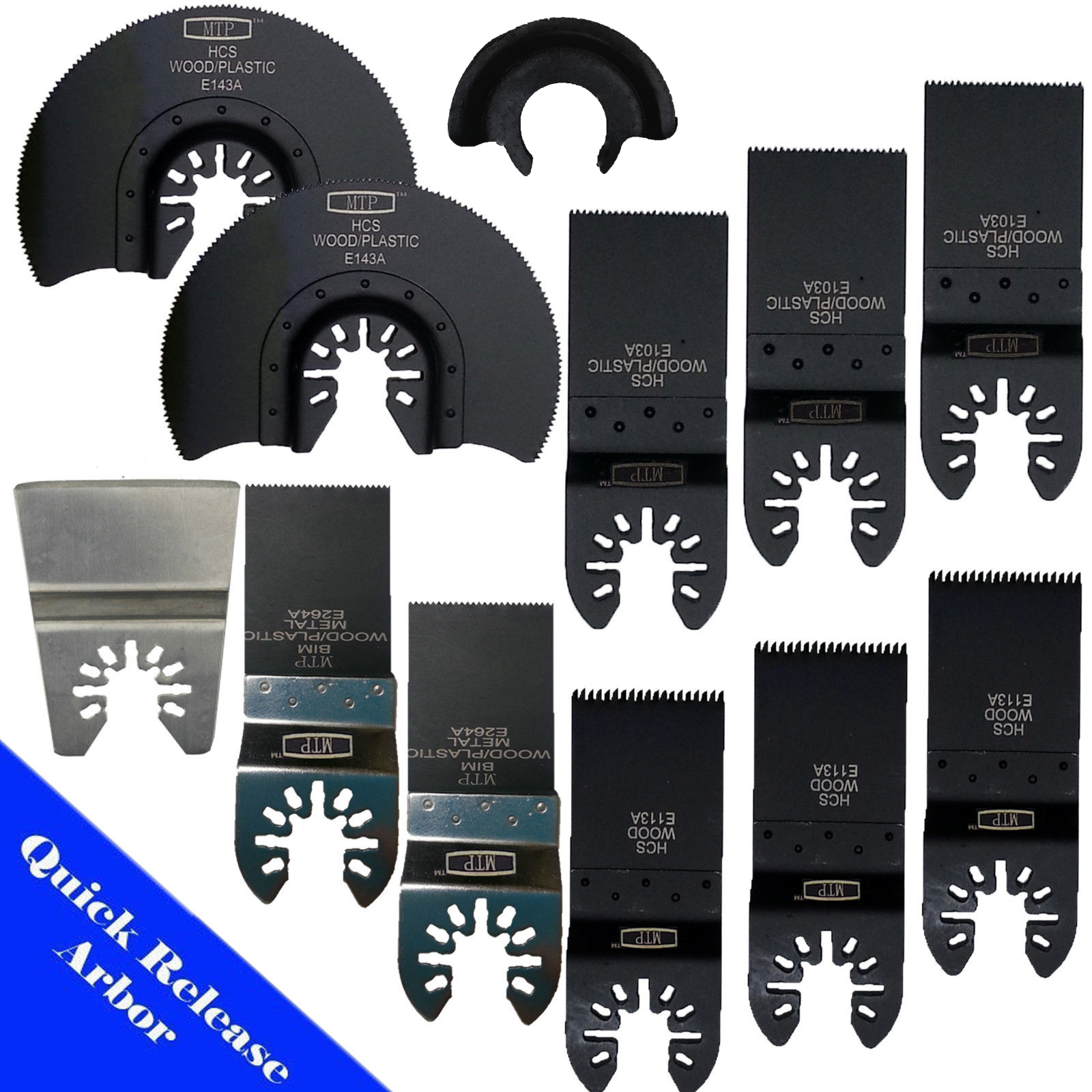 11 Saw Blade Oscillating Multi Tool Dremel MM40 MM45 Quick-Lock amp Multi-max 