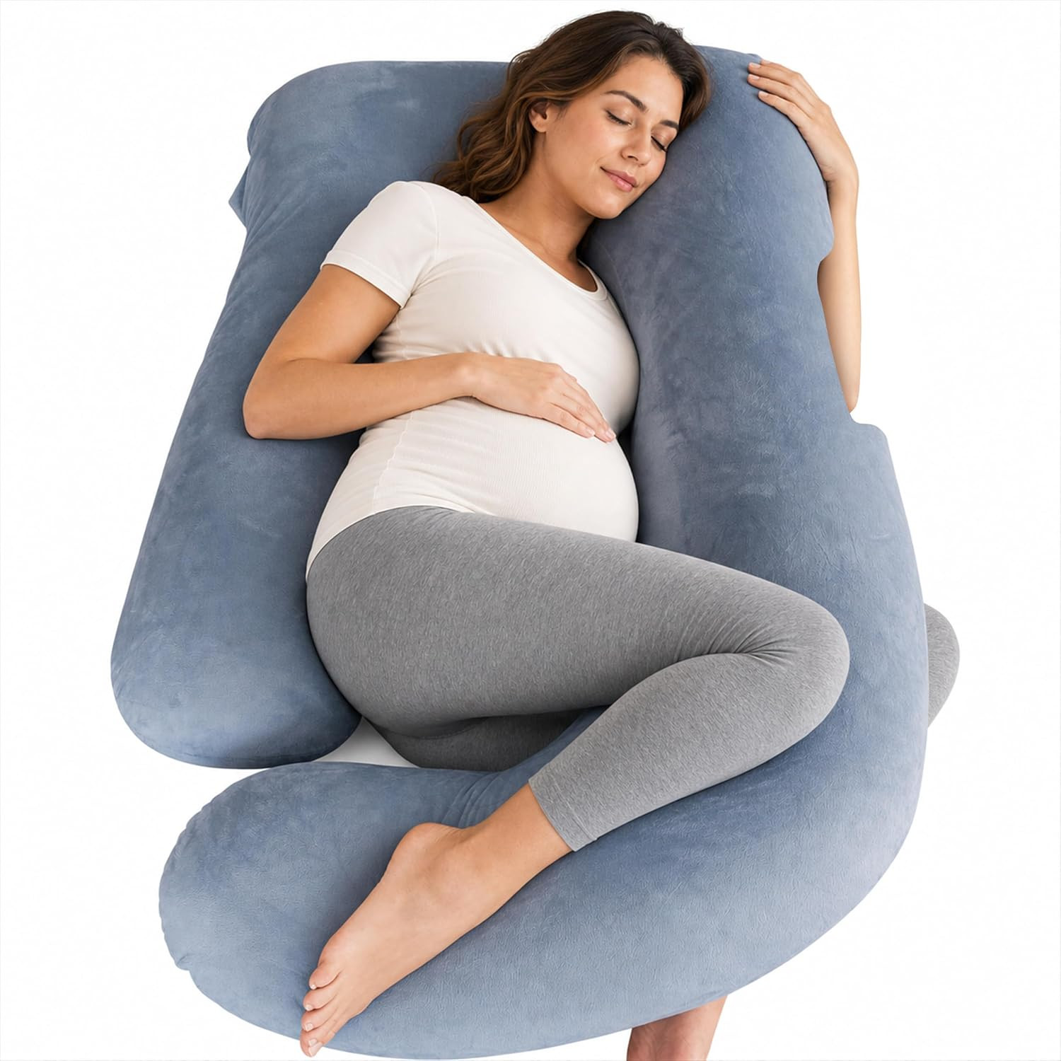 Pregnancy Pillows for Sleeping - 57 Inch U Shaped Full Body Maternity Pregnancy Pillows for Sleeping - 57 Inch U Shaped Full Body Maternity