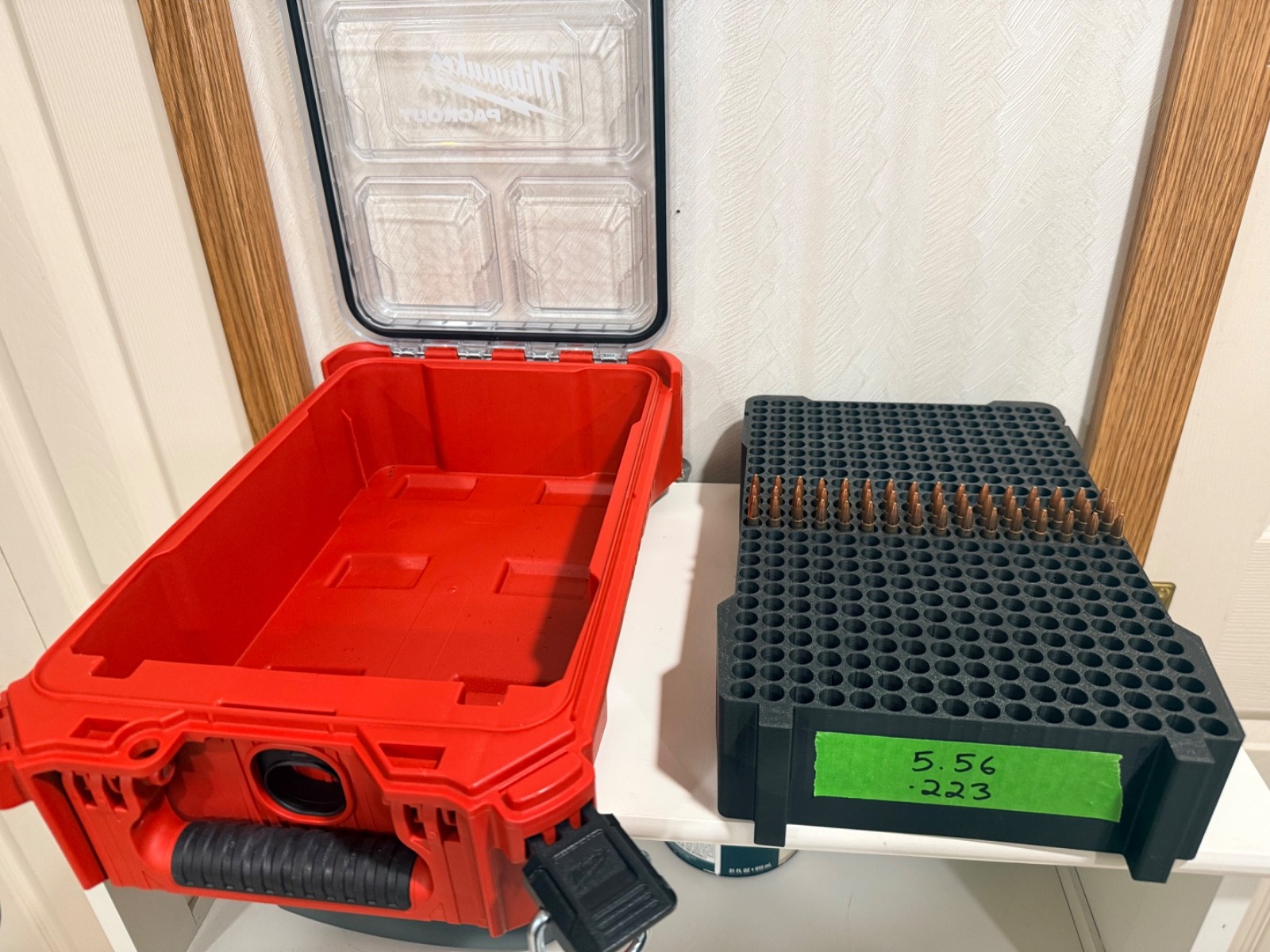 .556 .223 Milwaukee Packout Insert 400 rounds. 48-22-8435 .556 .223 Milwaukee Packout Insert 400 rounds. 48-22-8435