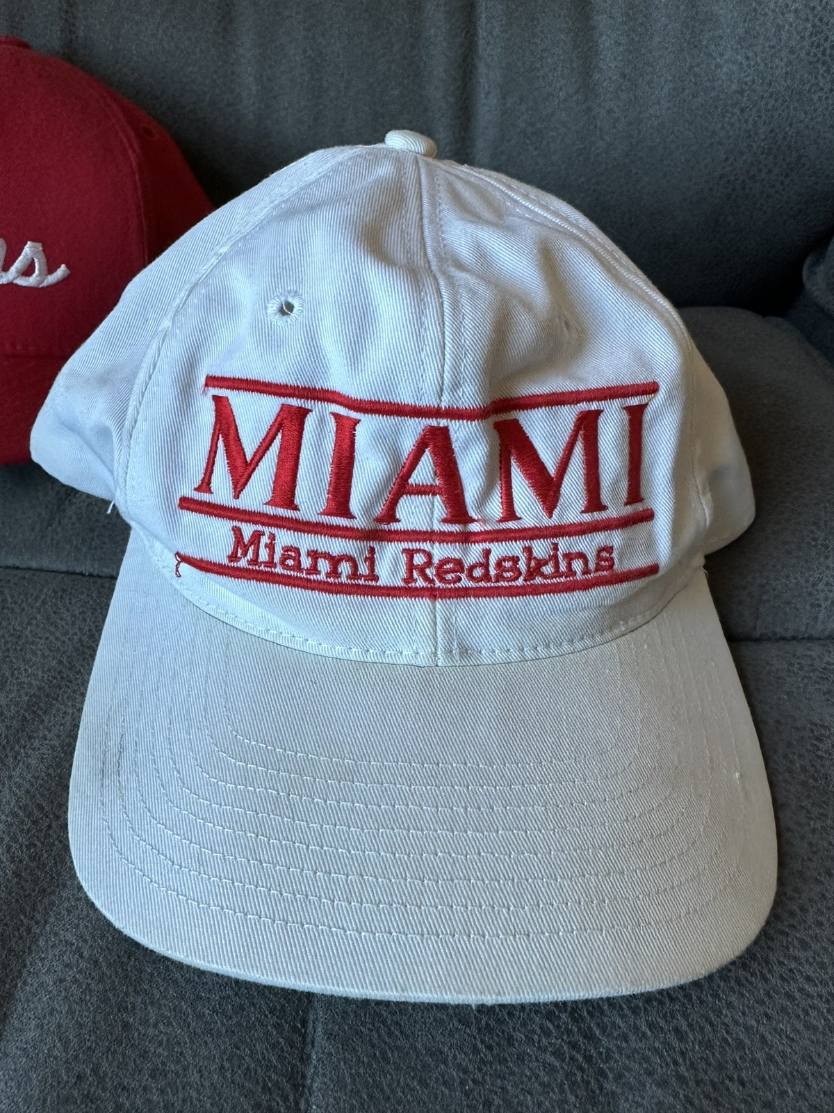 2 Vintage Miami University Redskins Ohio Hats 2 Vintage Miami University Redskins Ohio Hats