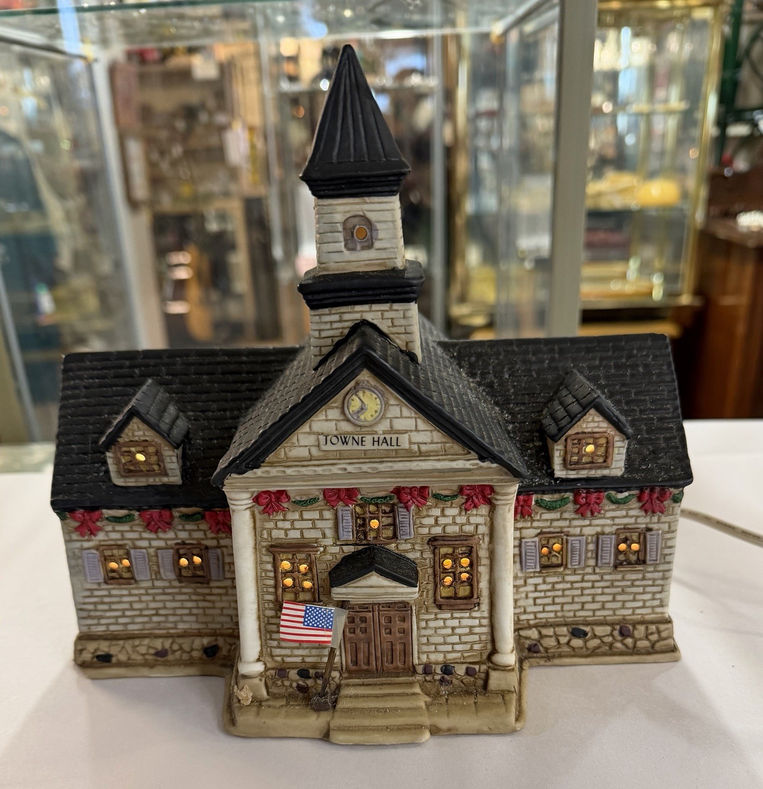 Vintage Brinns PGH PA Christmas Light Up Town Hall Taiwan Vintage Brinns PGH PA Christmas Light Up Town Hall Taiwan