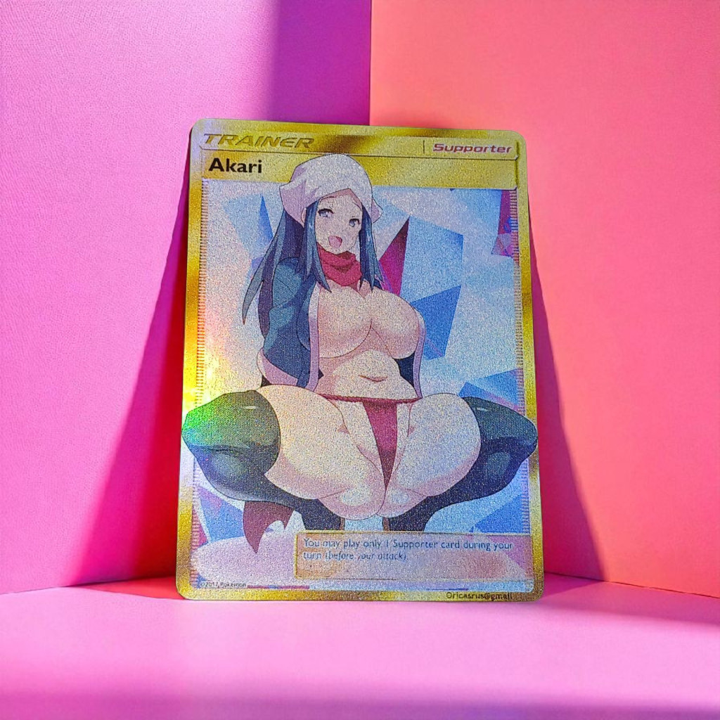 Akari Custom Anime Waifu Card - Nsfw