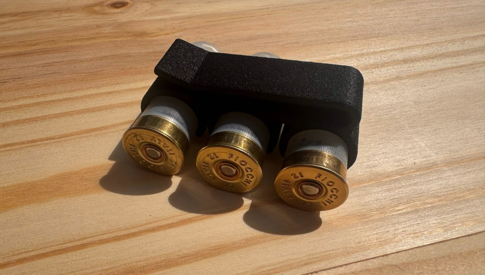 12 Gauge Shell Holder Belt Clip (+3)