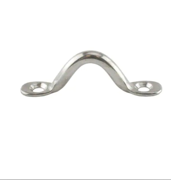 8-PK Everbilt 5/16 in. x 1-7/16 in. Marine Grade Stainless Steel Eye Strap 41674 8-PK Everbilt 5/16 in. x 1-7/16 in. Marine Grade Stainless Steel Eye Strap 41674