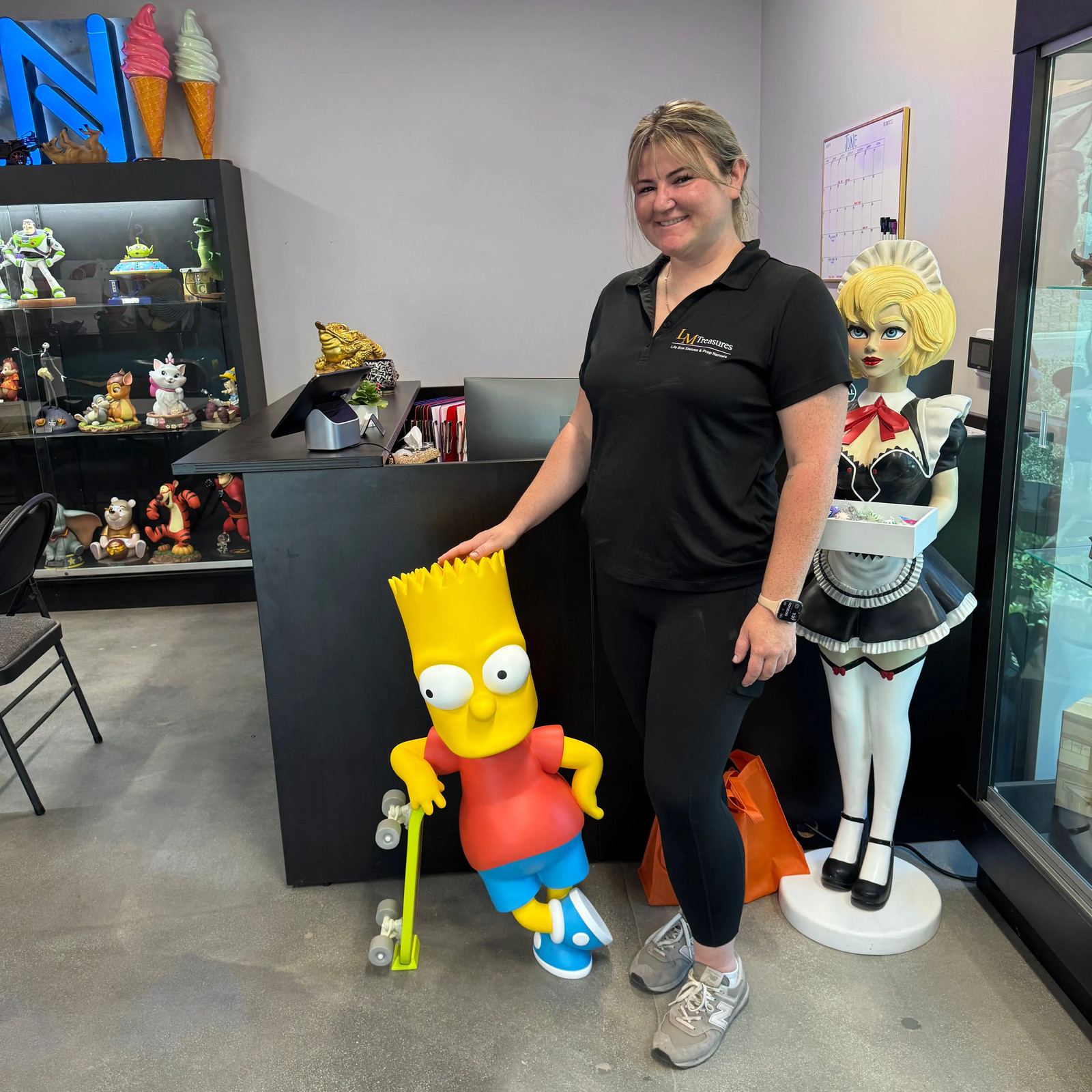 The Simpsons Bart Simpson With Skateboard Life Size 3ft Statue Resin Figure Prop The Simpsons Bart Simpson With Skateboard Life Size 3ft Statue Resin Figure Prop