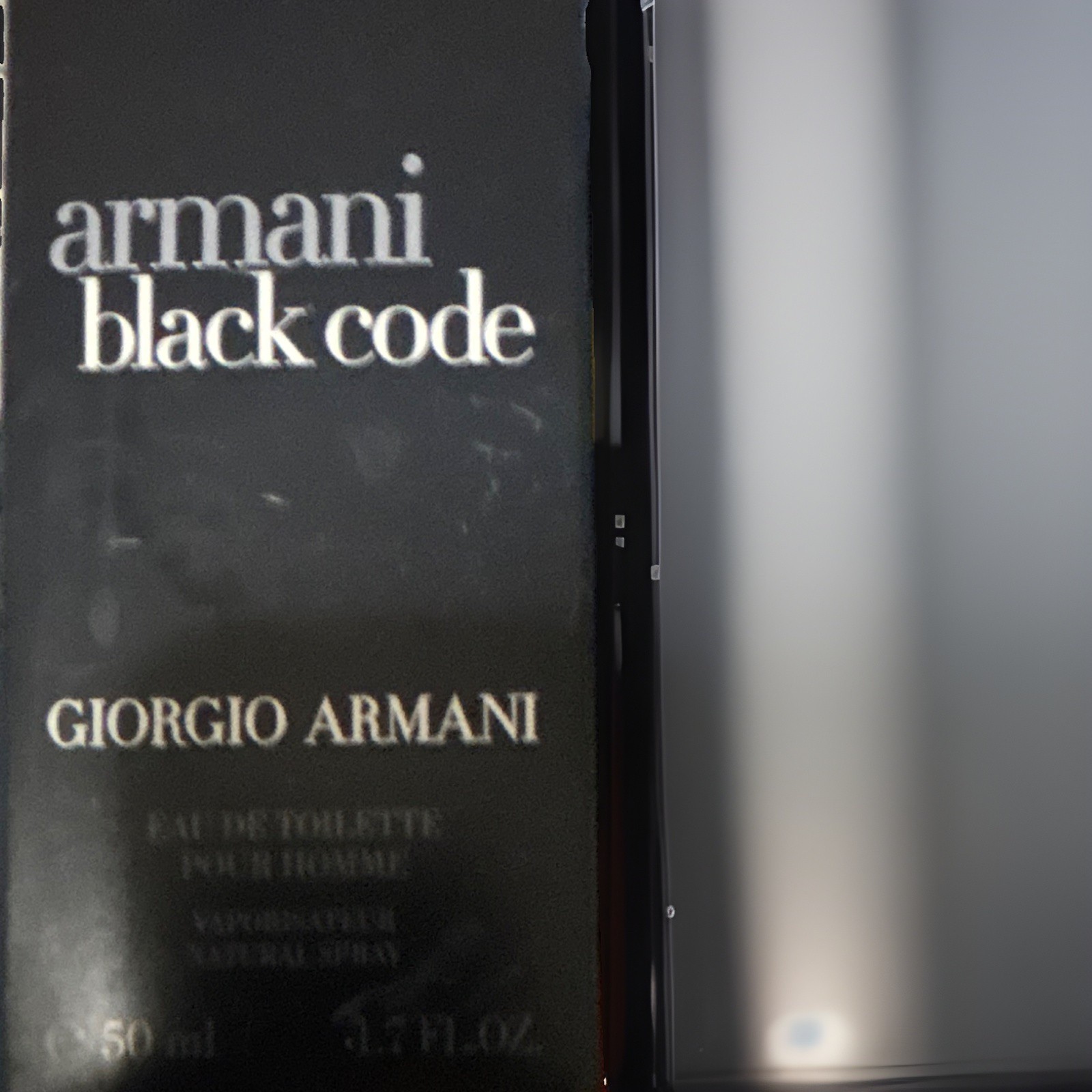 VINTAGE RARE AUTHE NTIC GIORGIO Armani Armani Black Code Eau de Toilette 1.7FL VINTAGE RARE AUTHE NTIC GIORGIO Armani Armani Black Code Eau de Toilette 1.7FL