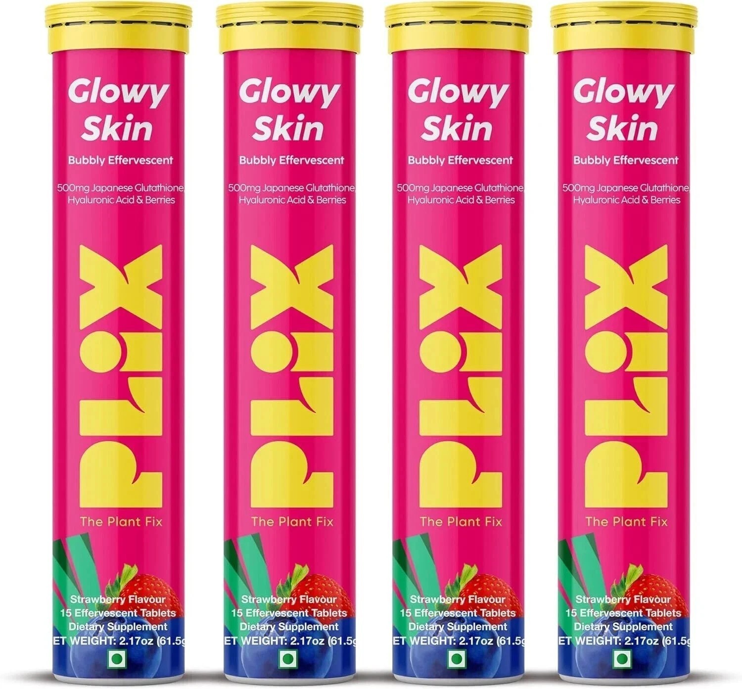 PLIX-THE PLANT FIX Glutathione Skin Glow 60 Effervescent Tablet-  