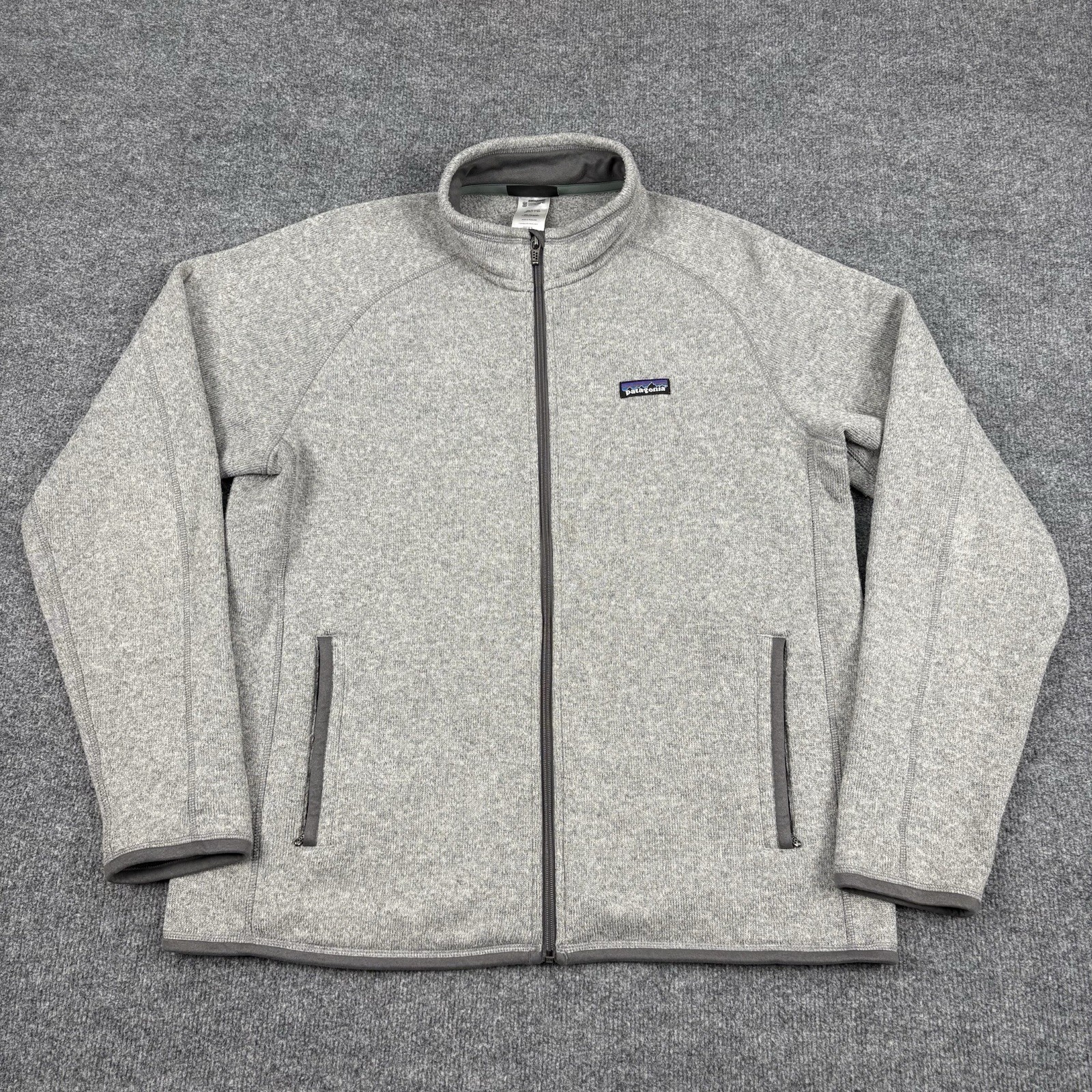 Patagonia Better Sweater Mens Large Gray Fleece Full Zip Jacket Outdoors Hiking Patagonia Better Sweater Mens Large Gray Fleece Full Zip Jacket Outdoors Hiking