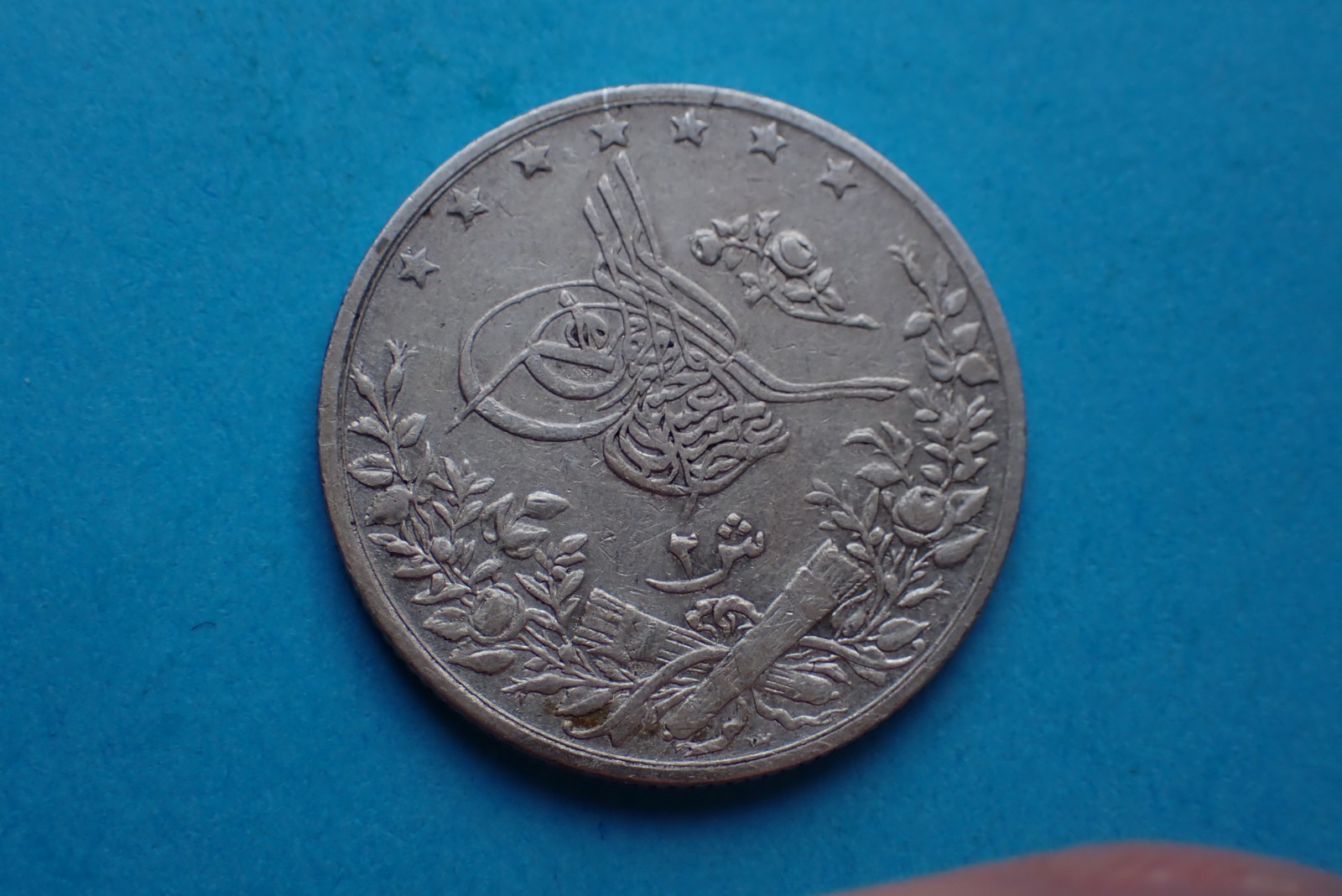 Egypt, 2 Qirsh AH1293/29 (1903), 0.833 silver, see images. Egypt, 2 Qirsh AH1293/29 (1903), 0.833 silver, see images.