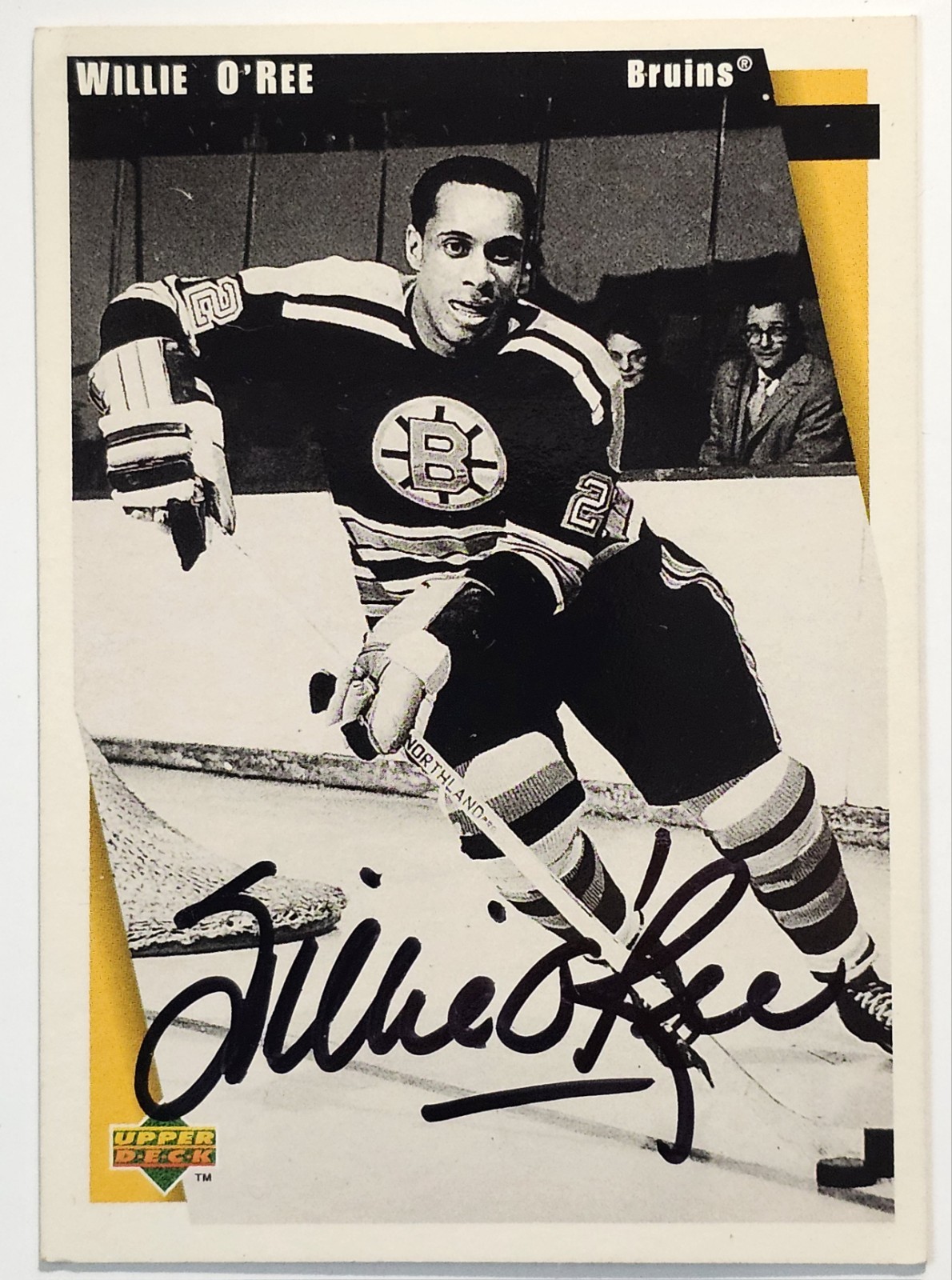 1998 Upper Deck #22 Willie O’Ree Signed Authentic Auto Free USA Shipping 1998 Upper Deck #22 Willie O’Ree Signed Authentic Auto Free USA Shipping