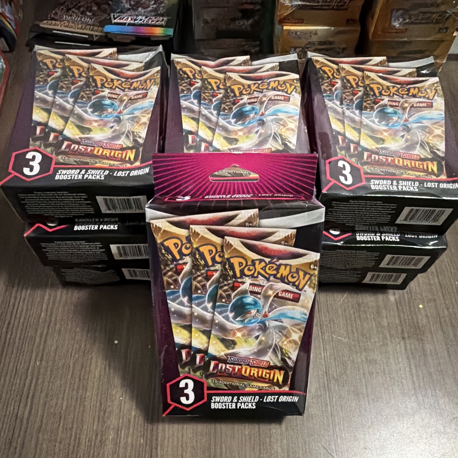 Pokemon TCG Sword & Shield Lost Origin 10 Hangers Pokemon TCG Sword & Shield Lost Origin 10 Hangers