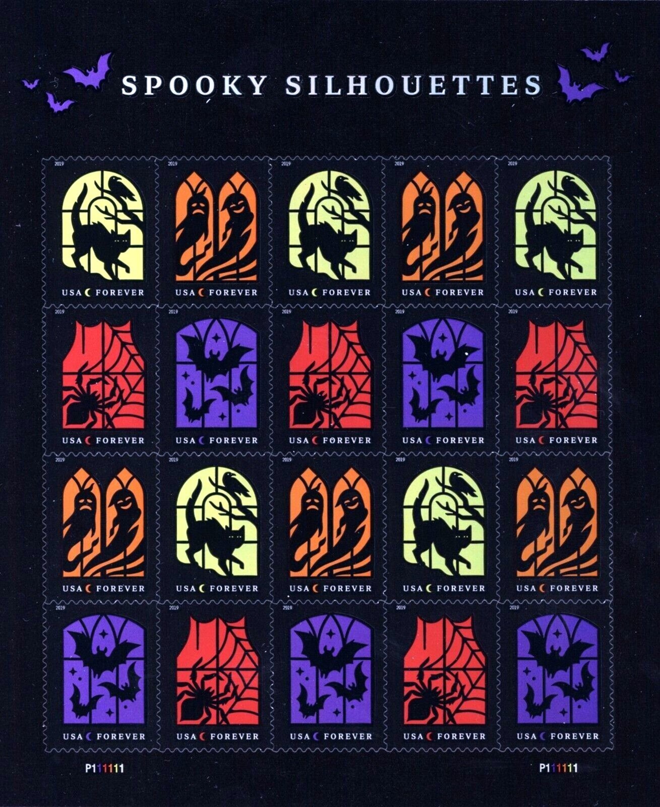 Unused USPS Postage Stamps 2019 