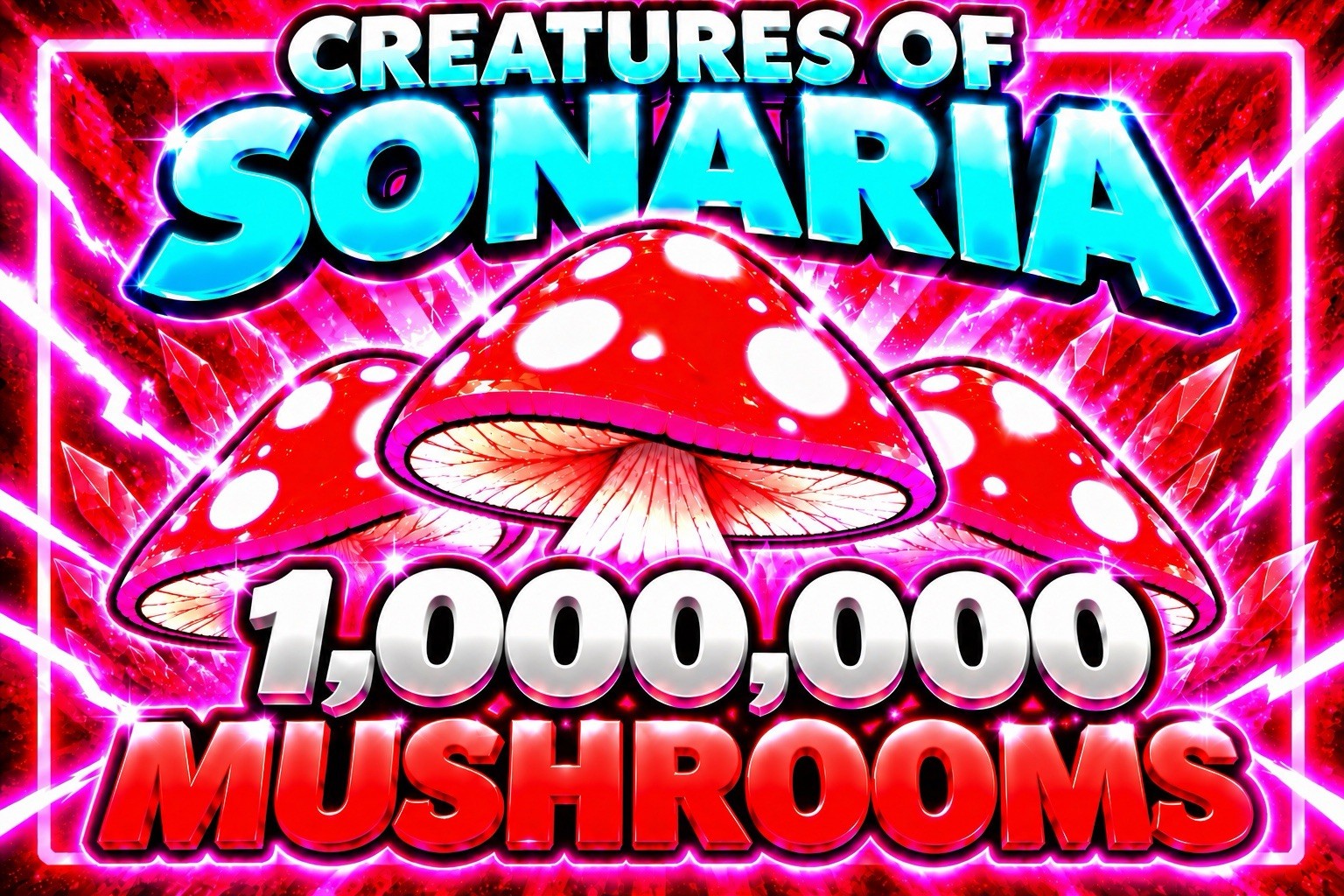 CREATURES OF SONARIA 🍄🍄🍄[ 1M Mushrooms / MUSH]⚡FAST & CHEAP ⚡ COS⚡ 1,000,000