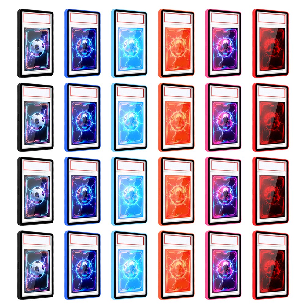 24PACK Magnetic Graded Cards Plastic Slab Protector Case For PSA 35pt - 6 Colors