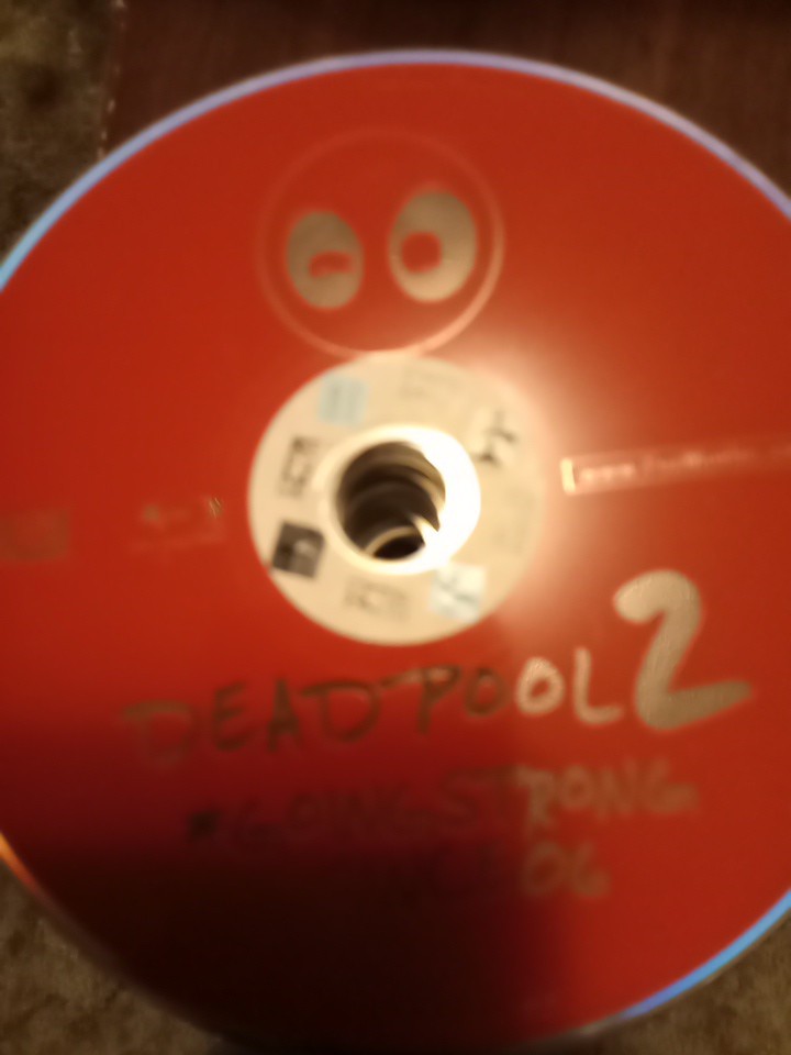 DEADPOOL II BLU RAY DISC ONLY USED TESTED FREESHIP NOTRACKING