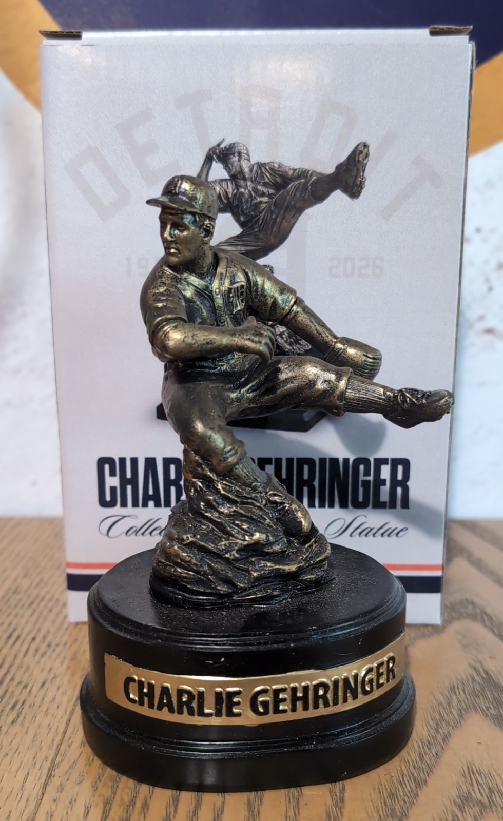 Charlie Gehringer Detroit Tigers Statue Not Bobblehead ticket package NEW IN BOX Charlie Gehringer Detroit Tigers Statue Not Bobblehead ticket package NEW IN BOX