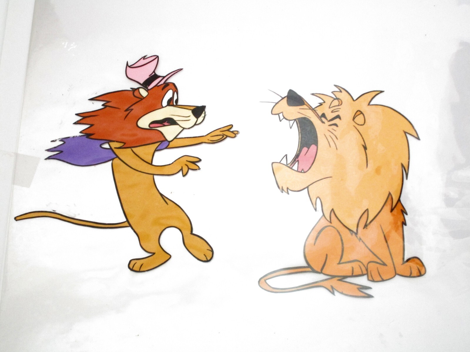 1962 LIPPY LION HANNA-BARBERA ORIGINAL ANIMATION PRODUCTION CEL 1962 LIPPY LION HANNA-BARBERA ORIGINAL ANIMATION PRODUCTION CEL