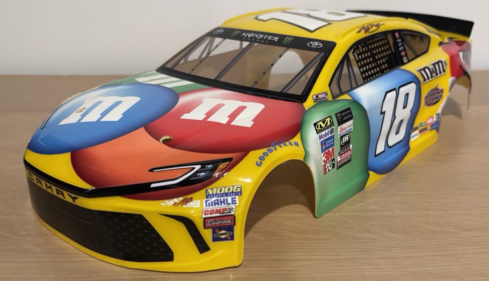 Losi 1/12 Custom Kyle Busch M&Ms Camry Nascar RC Body Losi 1/12 Custom Kyle Busch M&Ms Camry Nascar RC Body