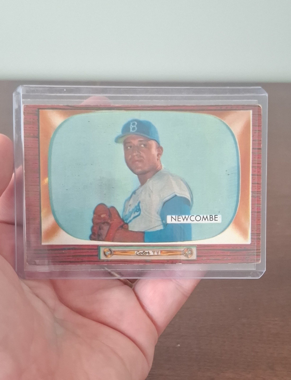1955 Bowman - Don Newcombe #143 BROOKLYN DODGERS VINTAGE AUTHENTIC 1955 Bowman - Don Newcombe #143 BROOKLYN DODGERS VINTAGE AUTHENTIC